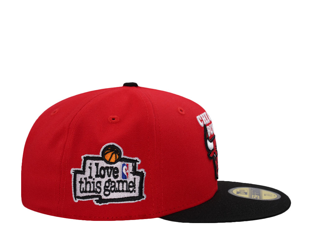 New Era Chicago Bulls Love Rush Red Two Tone Edition 59Fifty Fitted Cap