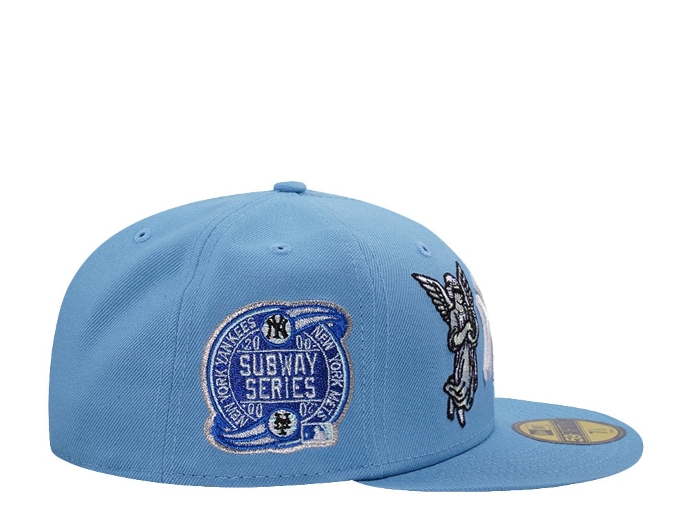 New Era New York Yankees Subway Series Angel Sky Blue Prime Edition 59Fifty Fitted Cap