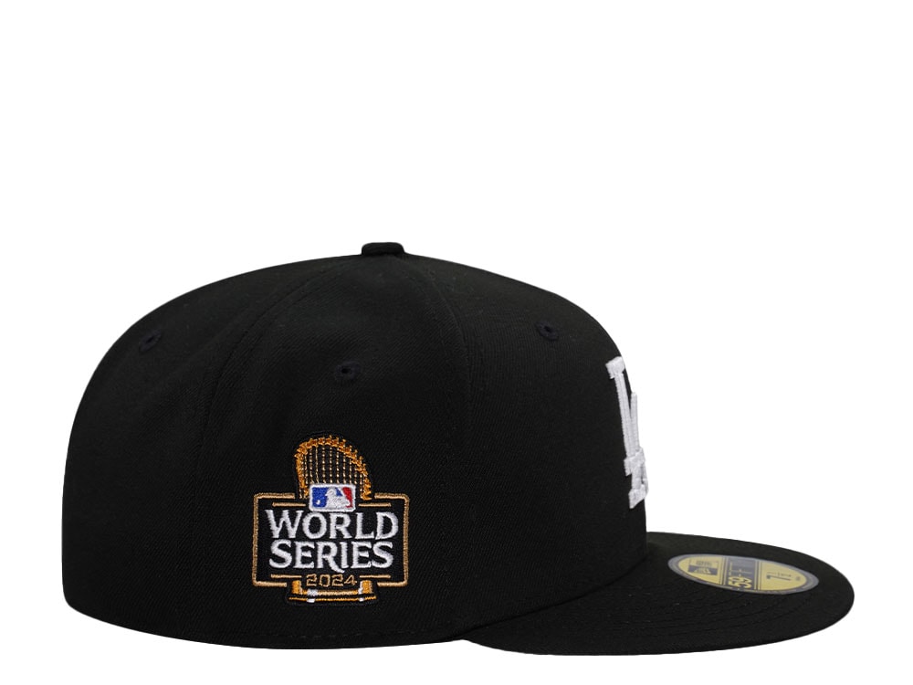 New Era Los Angeles Dodgers World Series 2024 Black Edition 59Fifty Fitted Cap