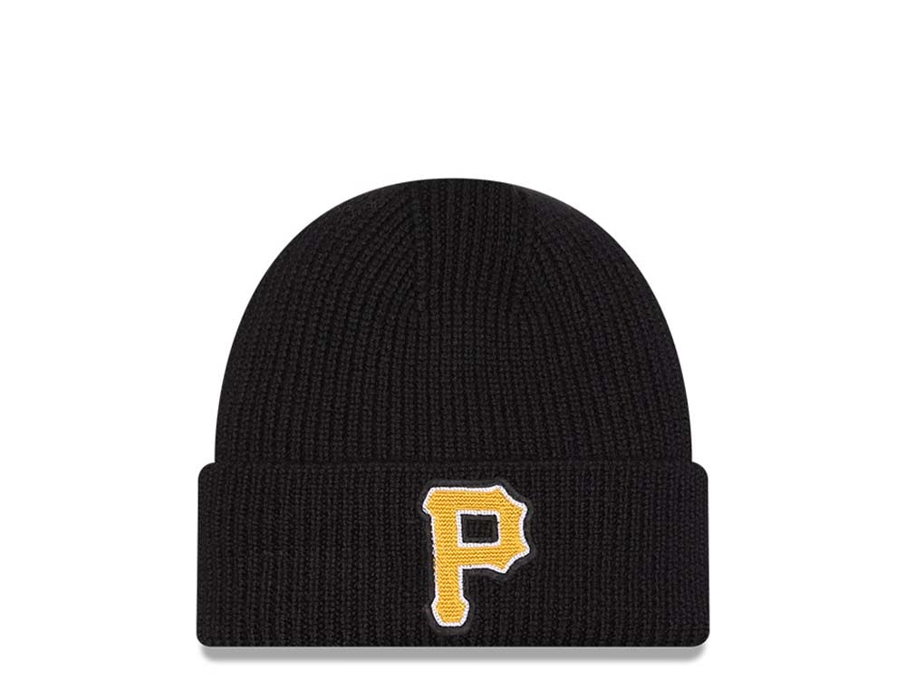 New Era Pittsburgh Pirates Skull Knit Black Mütze