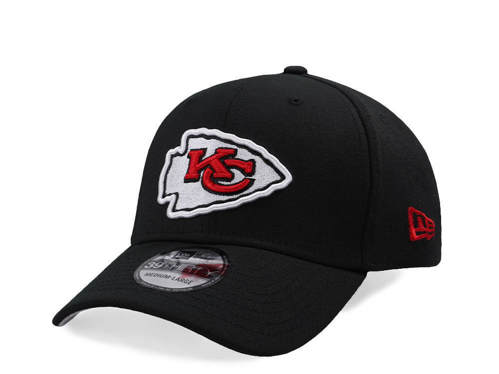 New Era Kansas City Chiefs Black Classic Edition 39Thirty Stretch Fit Cap