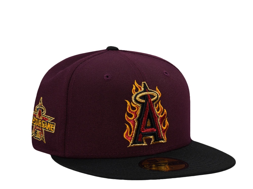 New Era Anaheim Angels All Star Game 2010 Maroon Two Tone Edition 59Fifty Fitted Cap