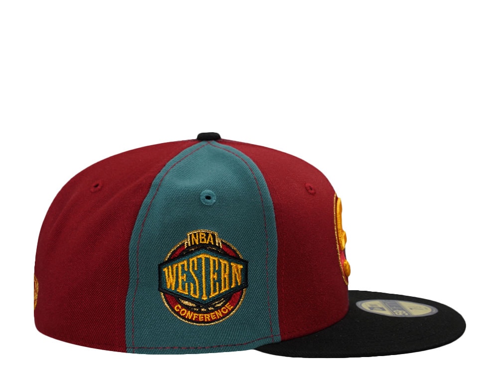 New Era Seattle Super Sonics NBA Western Conference Pinwheel Edition 59Fifty Fitted Cap