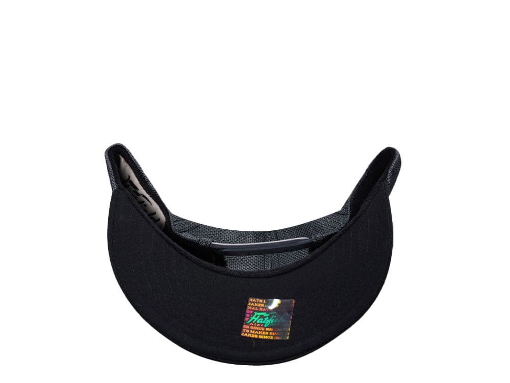 Hatfield Original Script Black Gray Trucker Snapback Cap