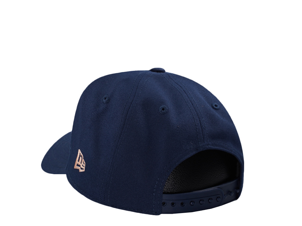 New Era Atlanta Braves Cooperstown Classic Ocean Blue Prime Edition 9Forty A Frame Snapback Cap