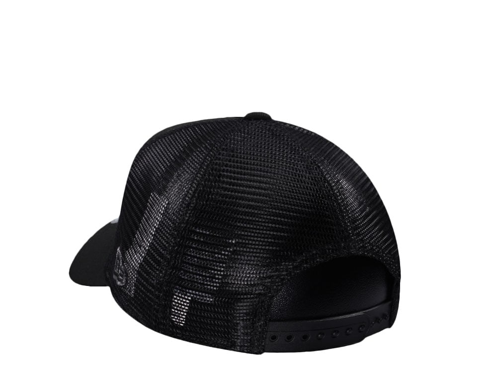 New Era New York Yankees Black Metallic Trucker Edition 9Forty A Frame Snapback Cap