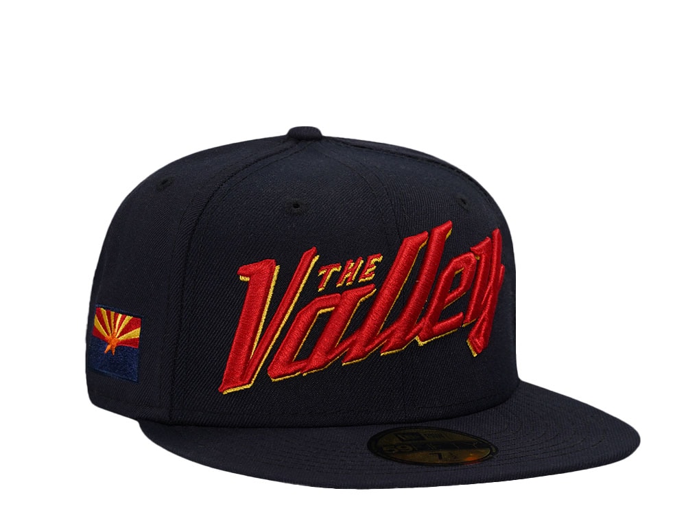 New Era Phoenix Suns Valley Script Navy Classic Edition 59Fifty Fitted Cap
