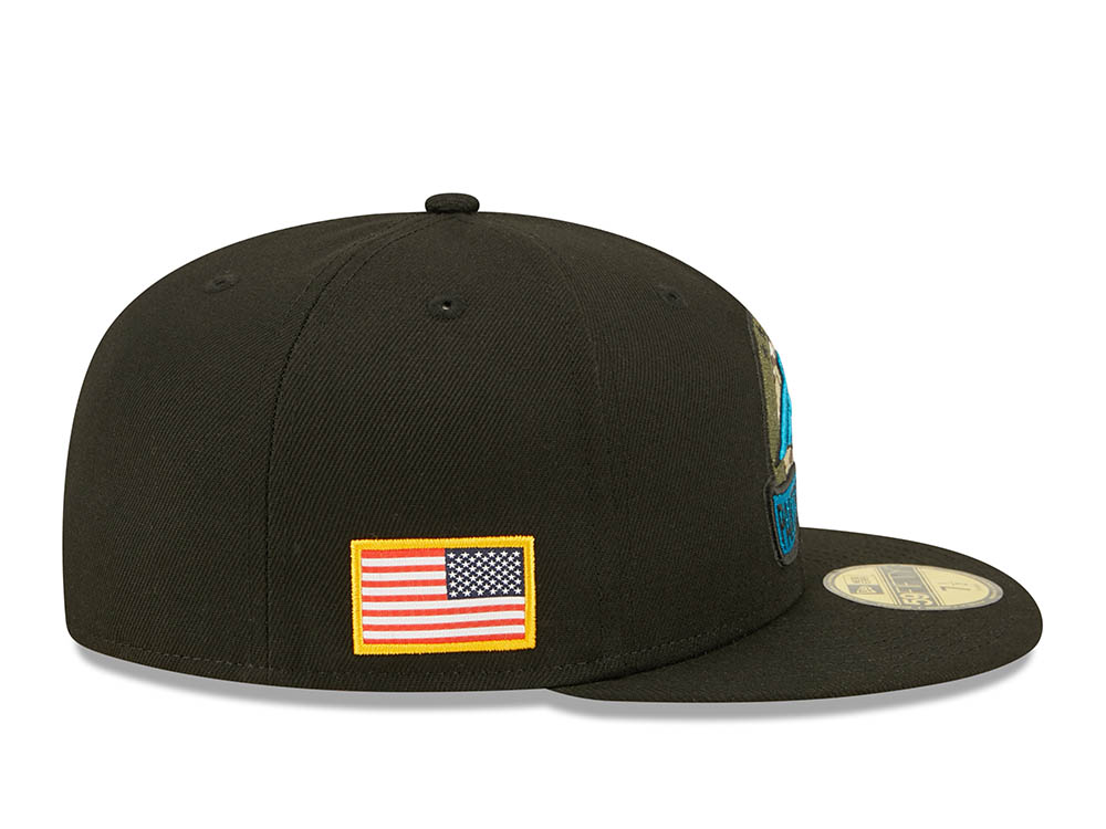 New Era Carolina Panthers Salute to Service 2022 Fitted 59Fifty Cap
