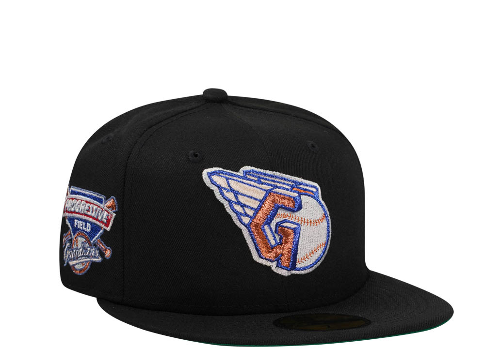 New Era Cleveland Guardians Progressive Field Black Copper Edition 59Fifty Fitted Cap