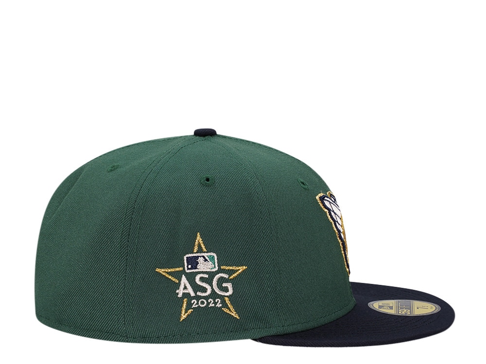New Era Cleveland Guardians All Star Game 2022 Emerald Gold Two Tone Edition 59Fifty Fitted Cap