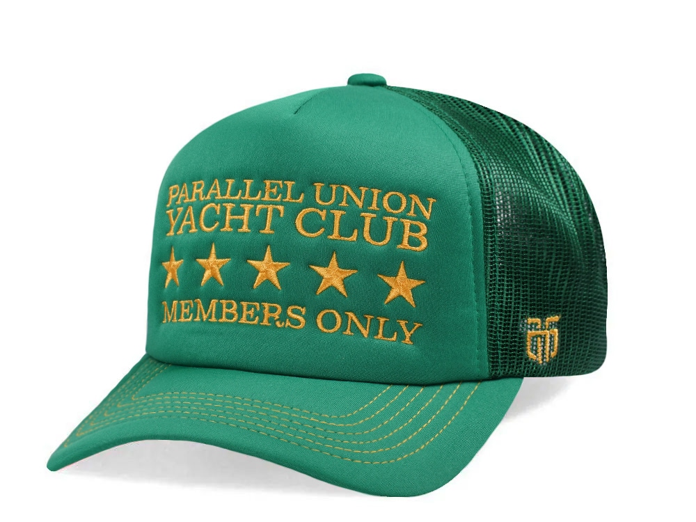 Parallel Union Yacht Club Green Foam Edition Trucker Snapback Cap
