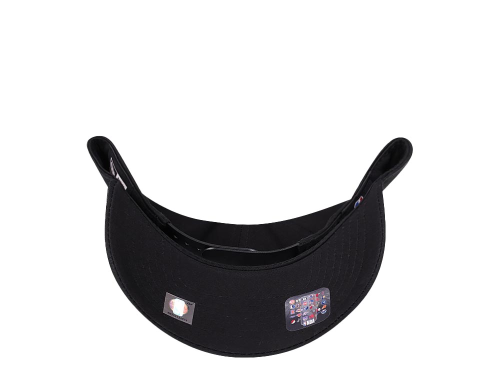 New Era Miami Heat Black 9Forty A Frame Snapback Cap