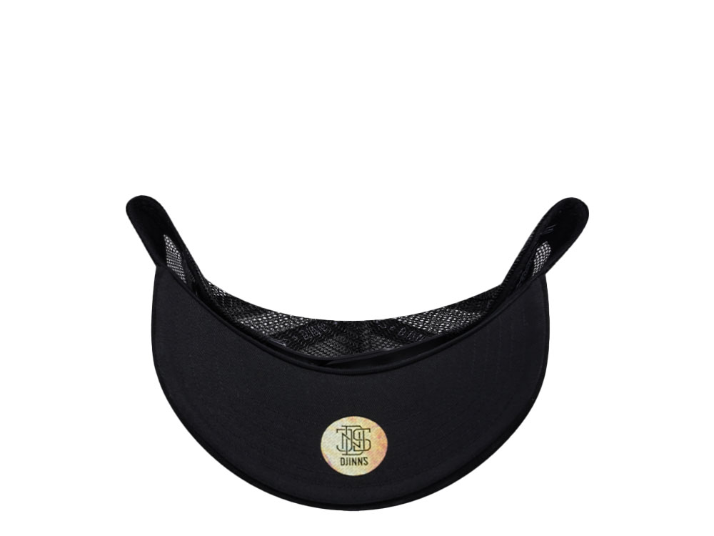 Djinns Do Nothing Club Suede Black Trucker Snapback Cap
