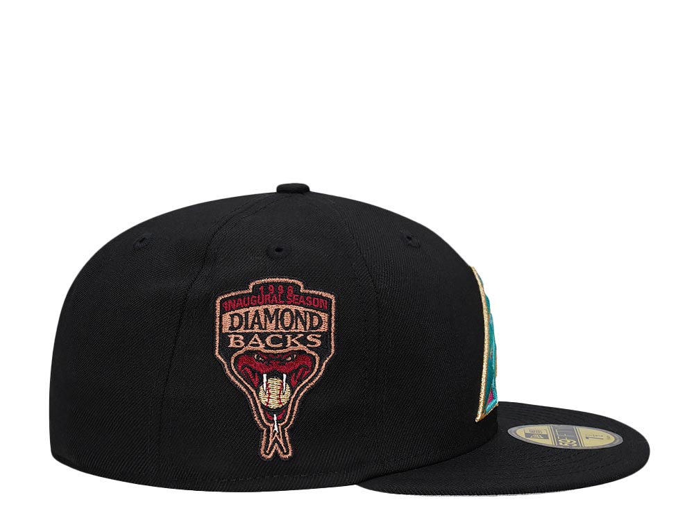New Era Arizona Diamondbacks Inaugural Season 1998 Black Edition 59Fifty Fitted Cap