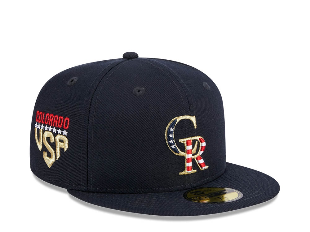 New Era Colorado Rockies 4th of July 23 59Fifty Fitted Cap
