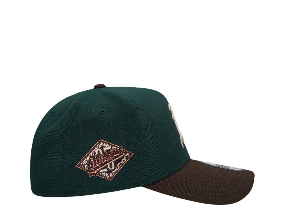 New Era Oakland Athletics 25th Anniversary Dark Green Two Tone 9Forty A Frame Snapback Cap