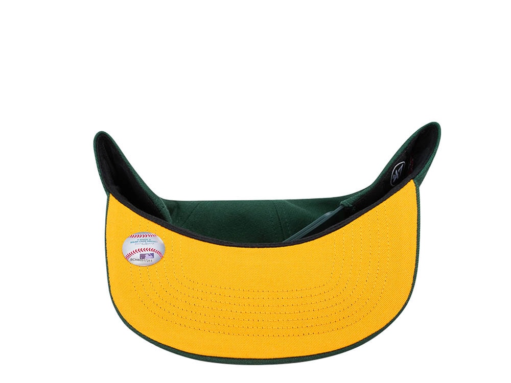 47Brand Oakland Athletics World Series 1989 Dark Green Sure Shot Under Captain Snapback Cap