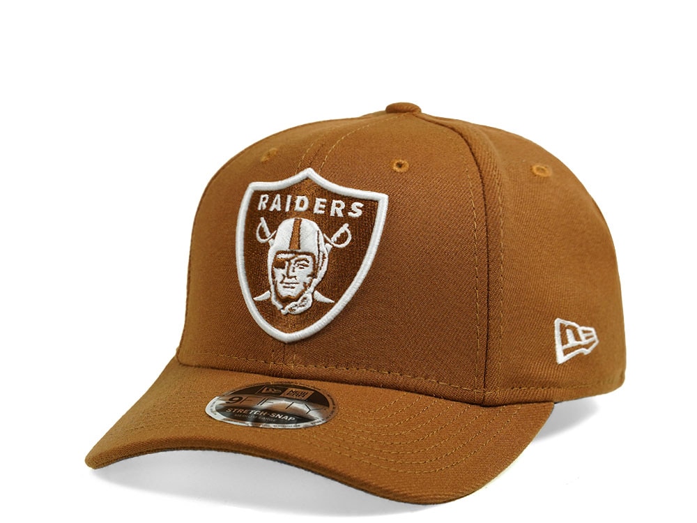 New Era Las Vegas Raiders Toasted Peanut Edition 9Fifty Stretch Snapback Cap
