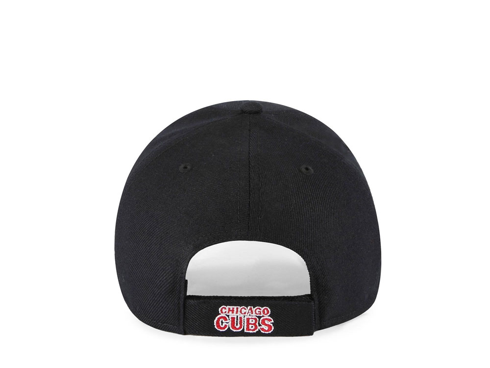 47Brand Chicago Cubs Black Classic Strapback Cap