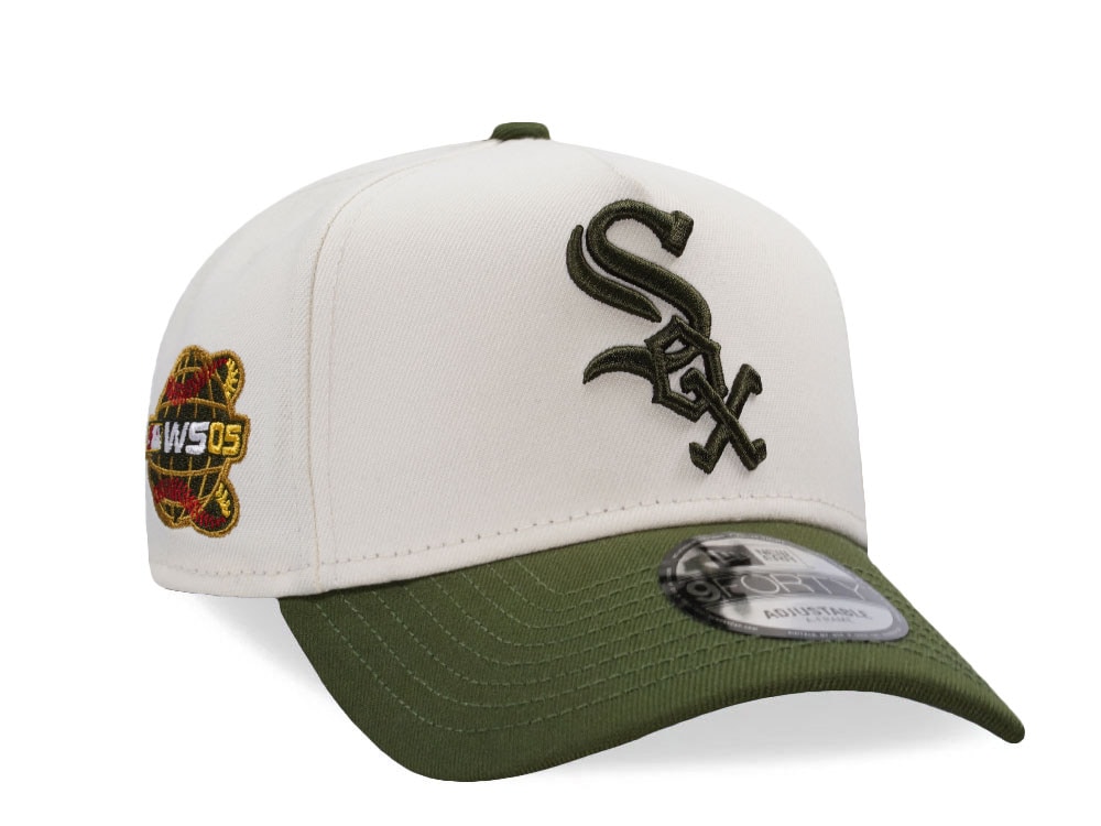 New Era Chicago White Sox World Series 2005 Chrome Two Tone Edition 9Forty A Frame Snapback Cap