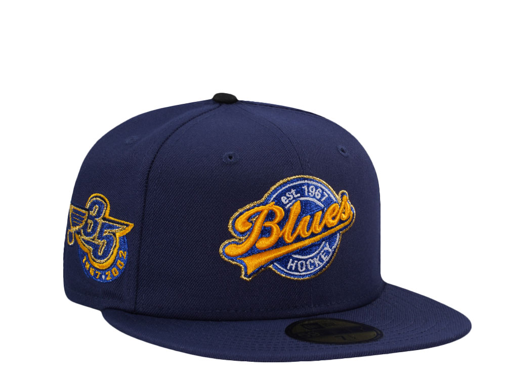 New Era St. Louis Blues 35th Anniversary Navy Prime Edition 59Fifty Fitted Cap