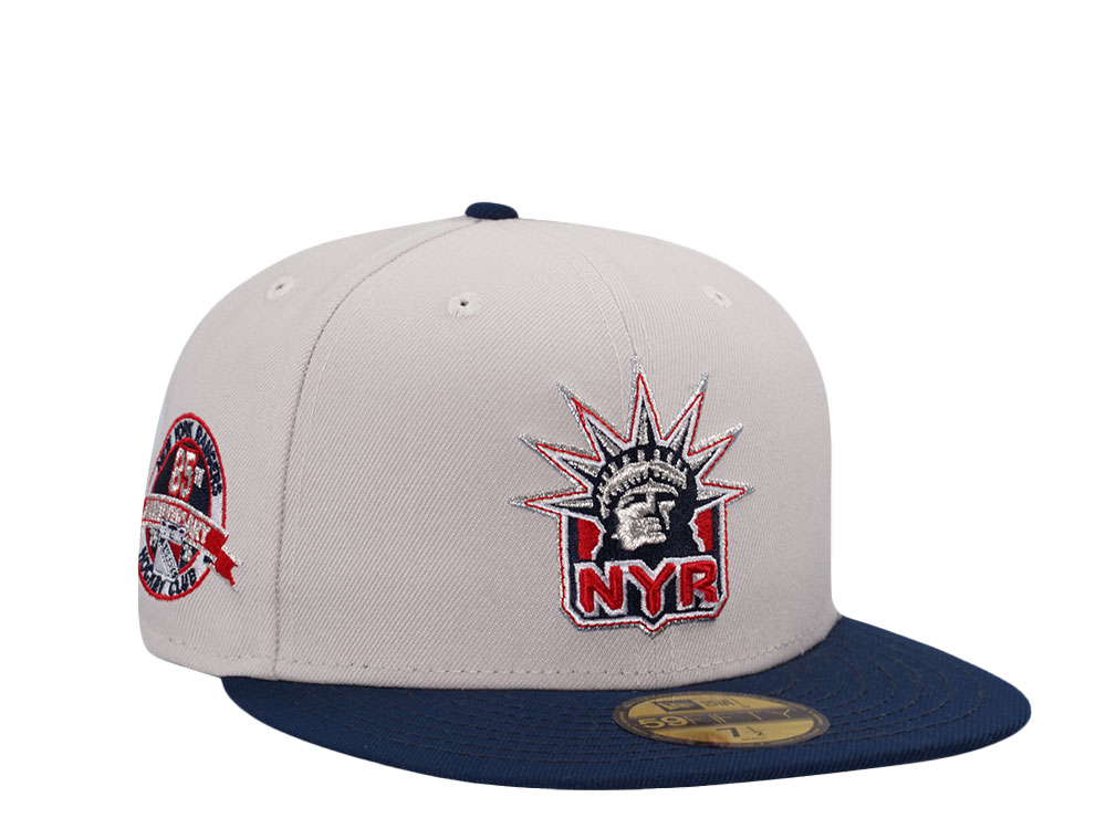 New Era New York Rangers 85th Anniversary Stone Two Tone Edition 59Fifty Fitted Cap