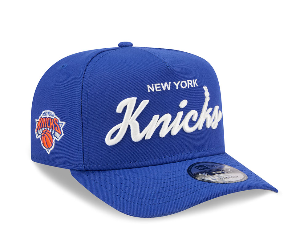 New Era New York Knicks Local Play 9Fifty A Frame Snapback Cap