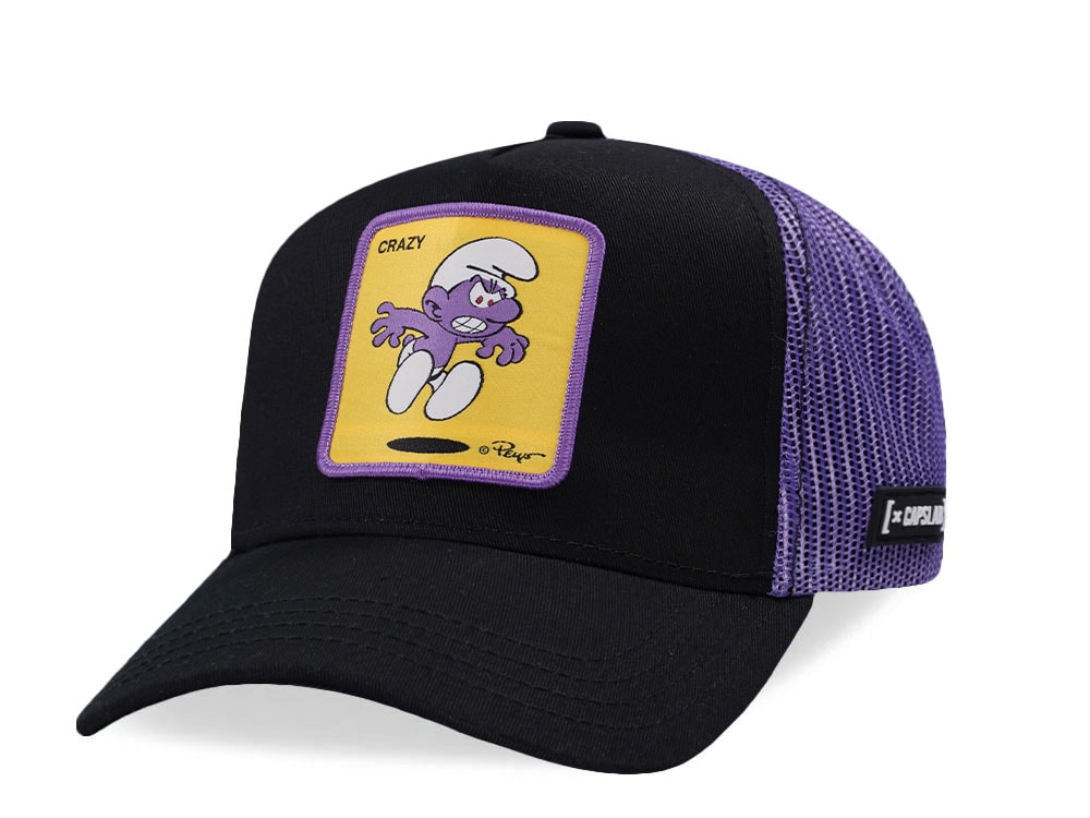 Capslab The Smurfs Crazy Trucker Snapback Cap
