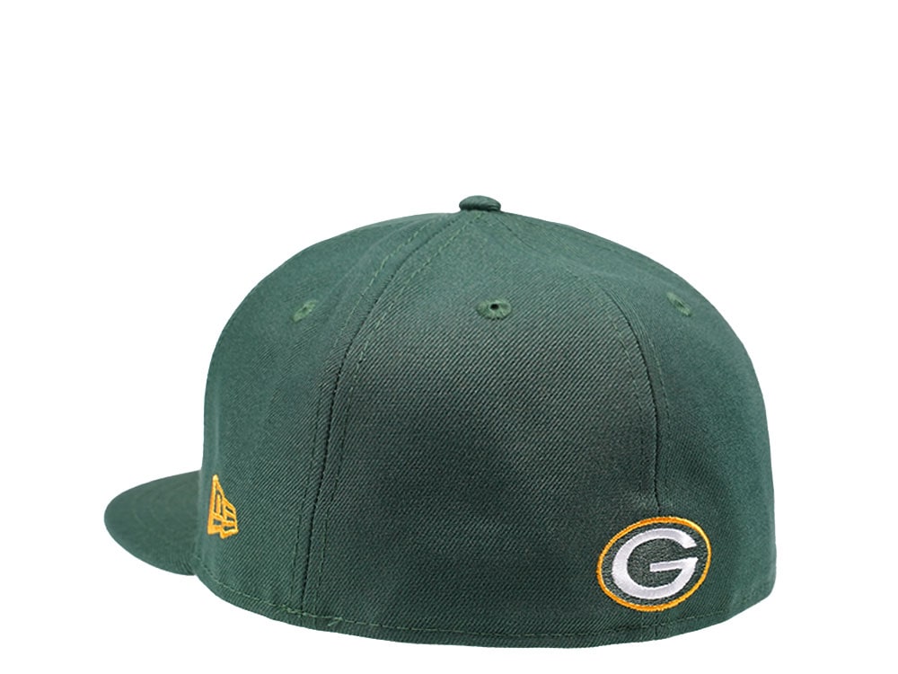 New Era Green Bay Packers Throwback Script 59Fifty Fitted Cap