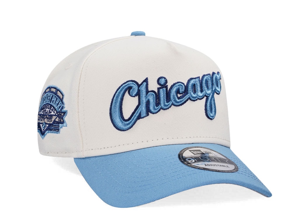 New Era Chicago White Sox Inaugural Year 1991 Chrome Two Tone Edition 9Forty A Frame Snapback Cap
