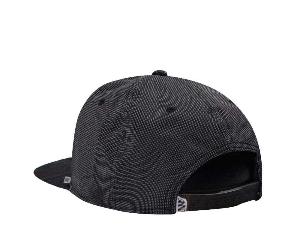 Djinns SkyNylon Grey 6 Panel Snapback Cap