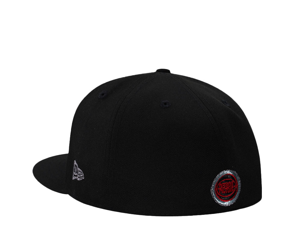 New Era Detroit Pistons 20th Anniversary Black Prime Edition 59Fifty Fitted Cap