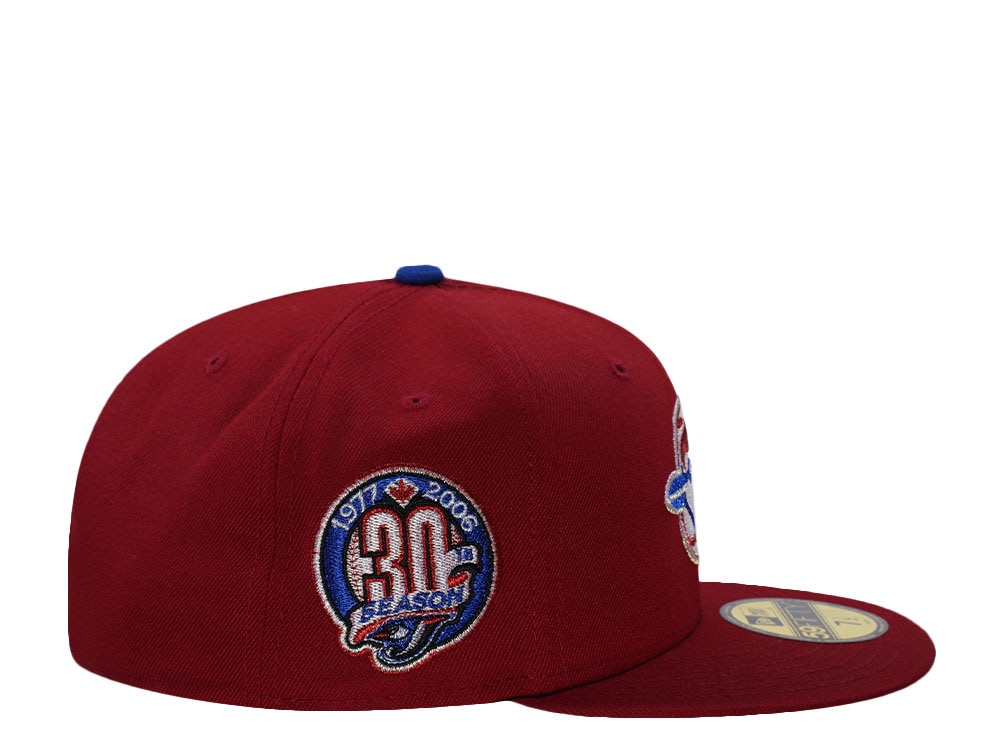 New Era Toronto Blue Jays 30th Season Red Primed Edition 59Fifty Fitted Cap