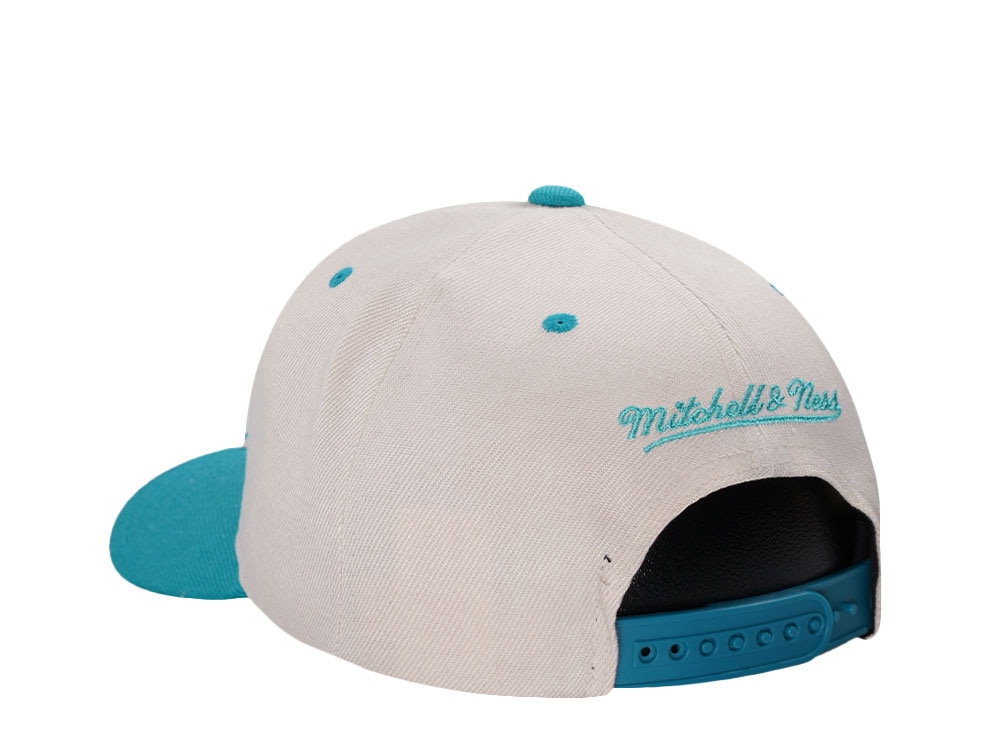 Mitchell & Ness San Antonio Spurs Chrome Two Tone Pro Crown Fit Snapback Cap