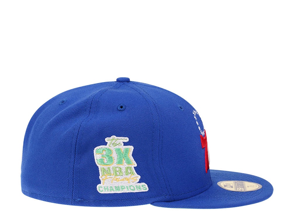 New Era Philadelphia 76ers Citruspop Patch The 3x NBA Finals Champions 59fifty Fitted Cap