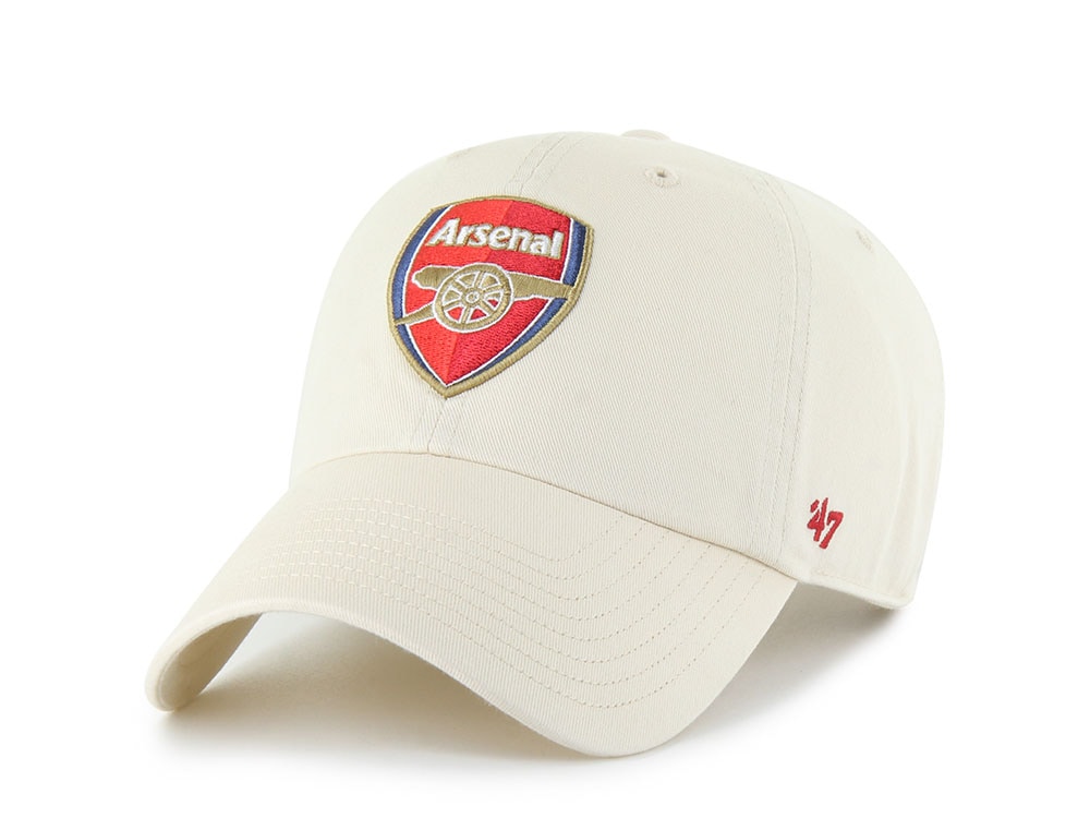 47 Brand Arsenal FC Natural Clean Up Strapback Cap