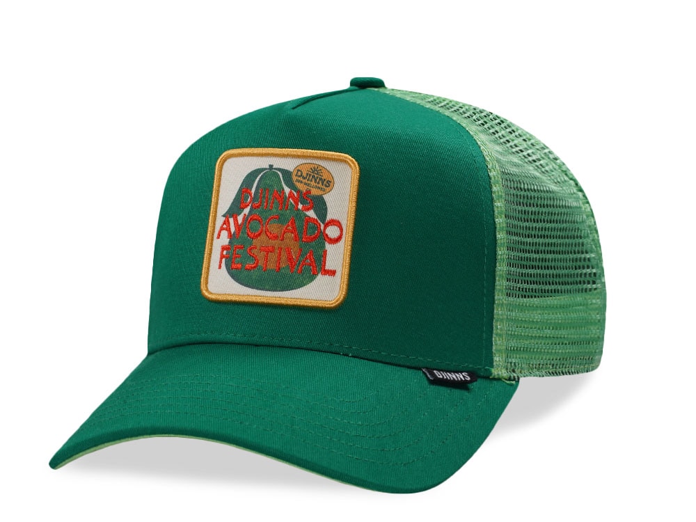 Djinns HFT Avocado Festival Green Trucker Snapback Cap