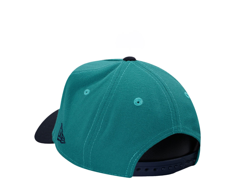 New Era Seattle Mariners Teal Two Tone  9Forty A Frame Snapback Cap