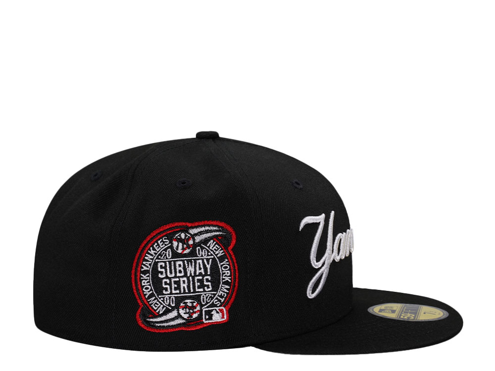 New Era New York Yankees Subway Series 2009 Black and Red Edition 59Fifty Fitted Cap
