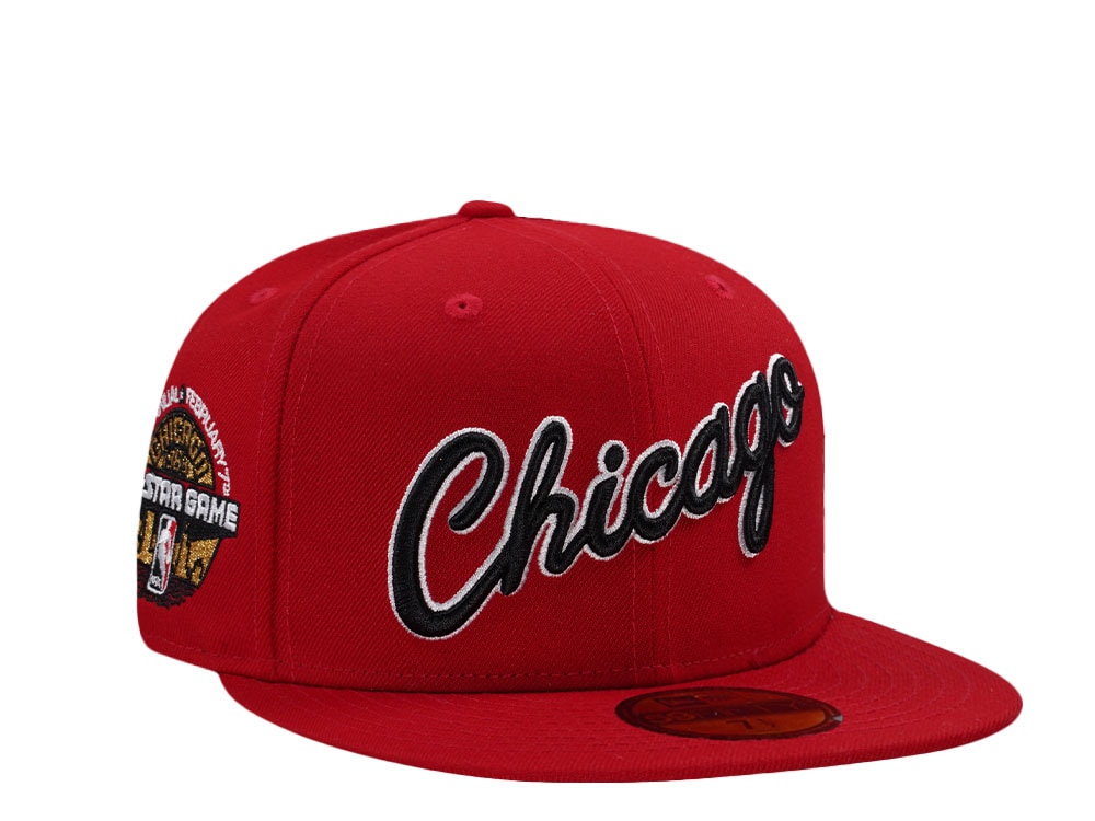 New Era Chicago Bulls All Star Game 1988 Script Prime Edition 59Fifty Fitted Cap
