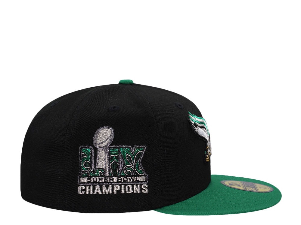 New Era Philadelphia Eagles Super Bowl LII Champions Two Tone Edition 59Fifty Fitted Cap