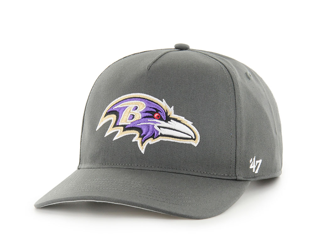 47Brand Baltimore Ravens Charcoal Classic Edition Hitch Snapback Cap