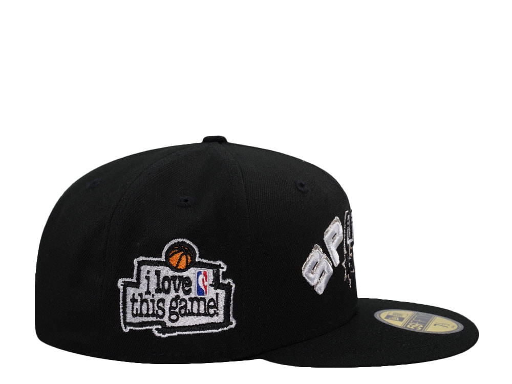 New Era San Antonio Spurs Love Rush Black Prime Edition 59Fifty Fitted Cap