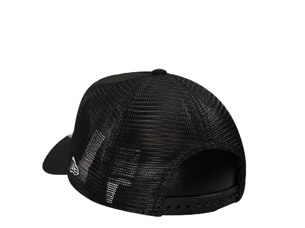 New Era Cincinnati Bengals Black Trucker A Frame 9Forty Snapback Cap