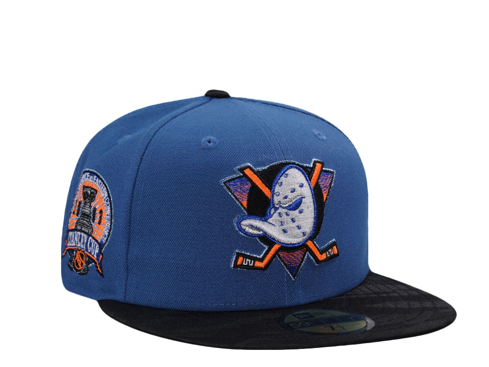 New Era Anaheim Ducks Stanley Cup 2003 Indigo Blue Two Tone Edition 59Fifty Fitted Cap