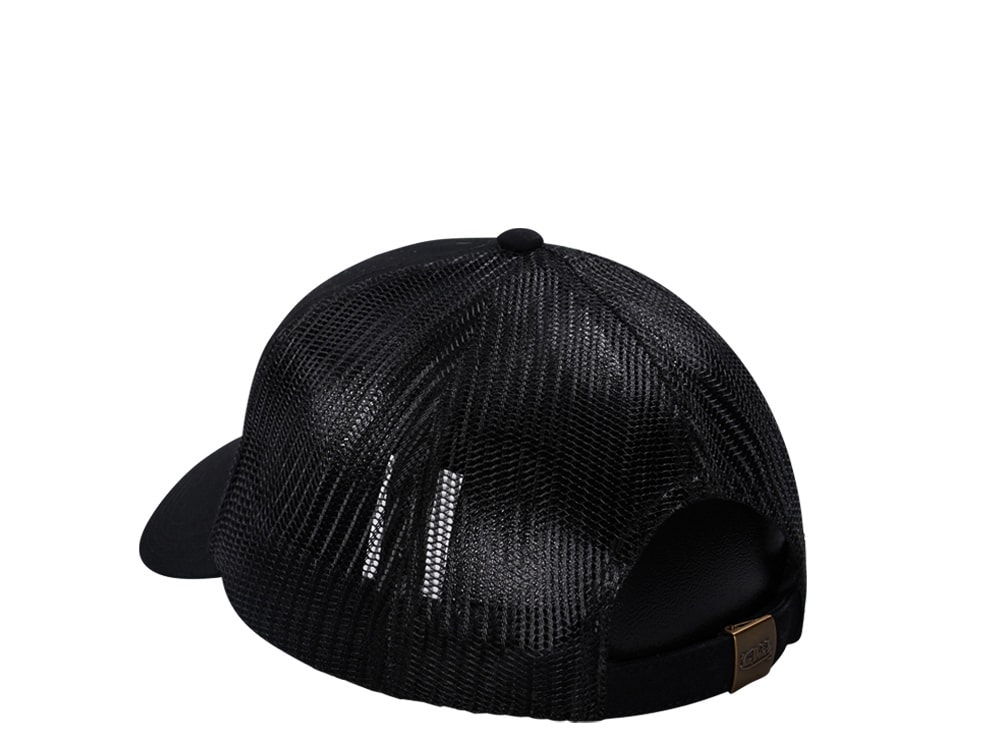 Von Dutch Oval Patch Black Edition Trucker Strapback Cap