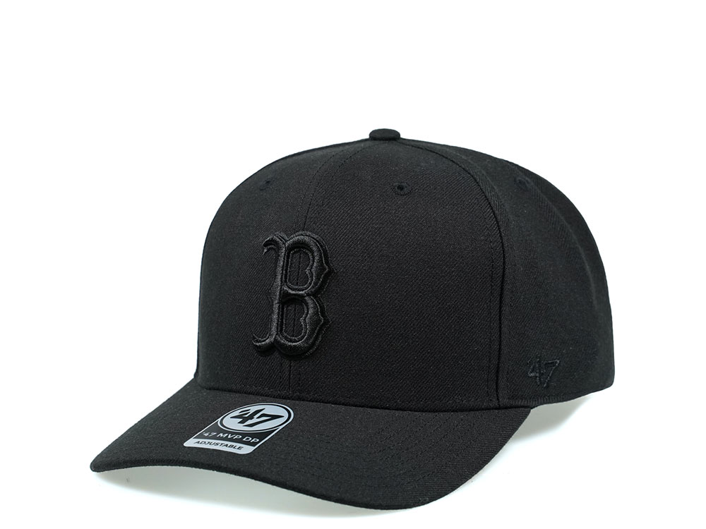 47Brand Boston Red Sox Cold Zone Classic DP All Black Snapback Cap
