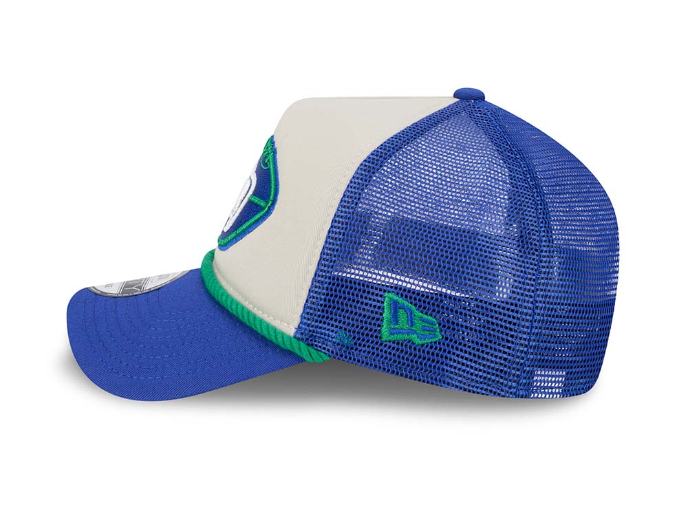 New Era Seattle Seahawks Sideline 2024 9Forty A Frame Trucker Snapback Cap