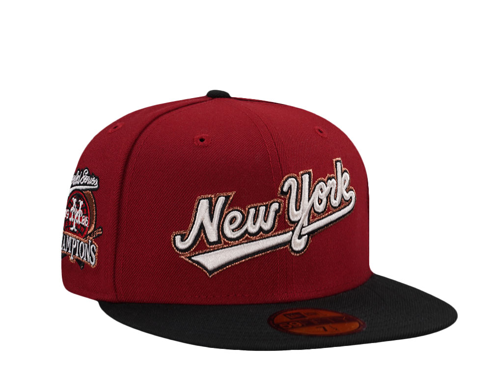 New Era New York Mets World Series 1986 Red Two Tone Edition 59Fifty Fitted Cap