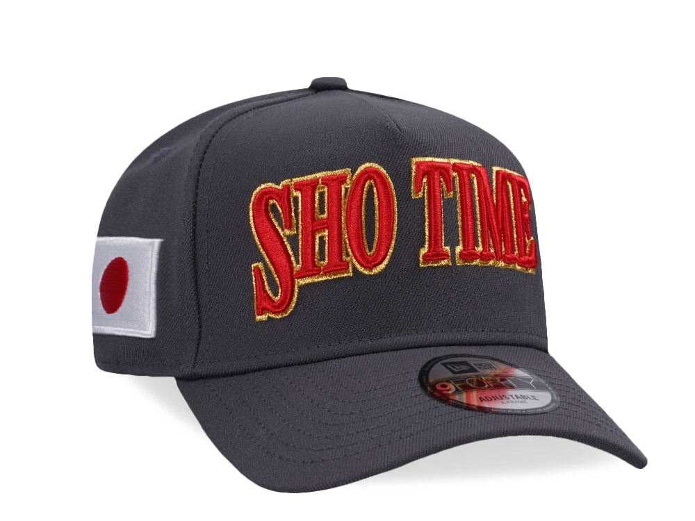 New Era Los Angeles Dodgers Sho Time Japan Gray Prime Edition 9Forty A Frame Snapback Cap